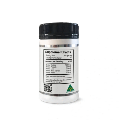 NXGEN Wholefoods, Grass Fed Male Optimise 500mg, 160 capsules
