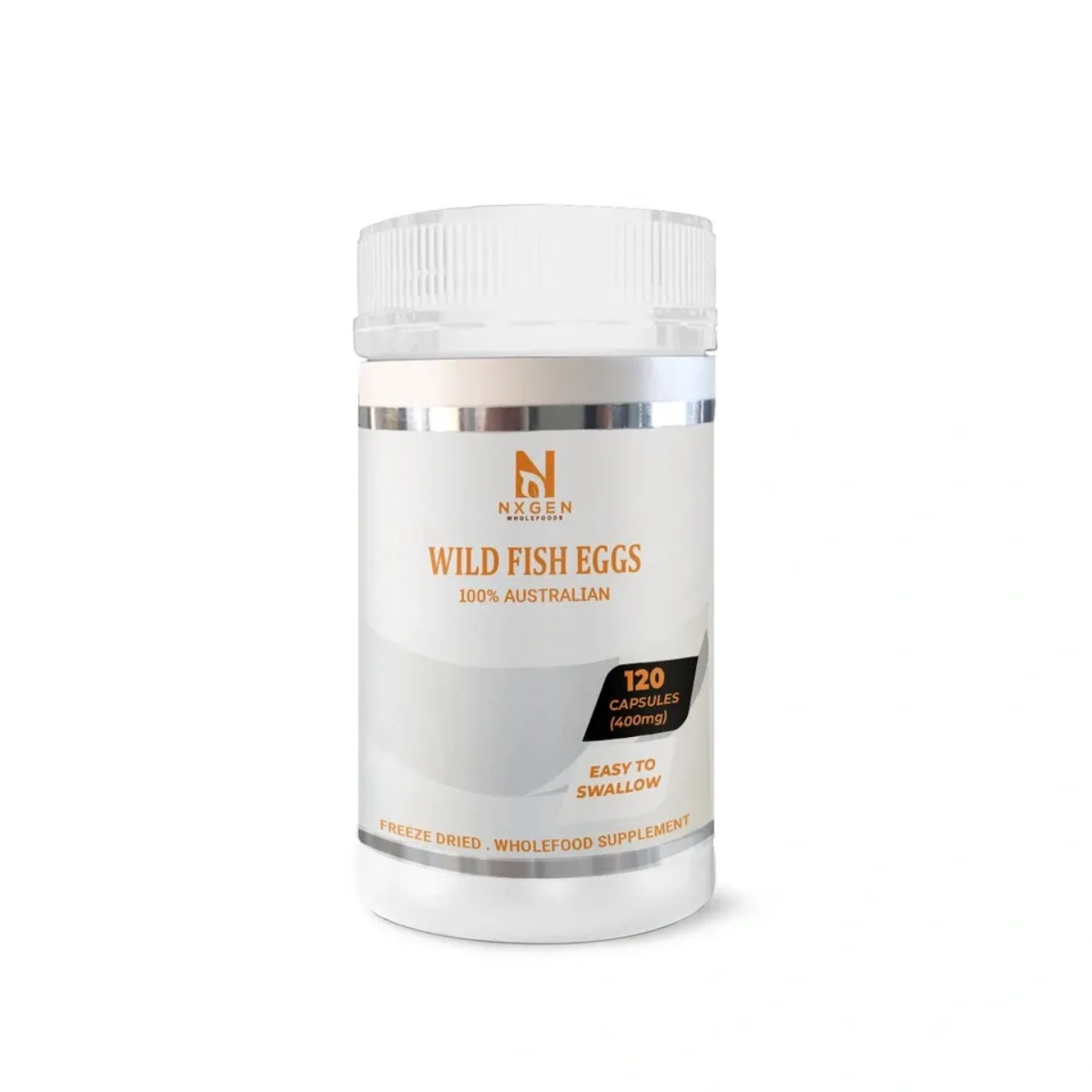 NXGEN Wholefoods, Wild Fish Eggs 500mg, 120 capsules